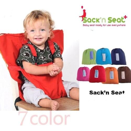 Kids Chair Baby Chair Travel Foldable Washable Infant Dining High Dinning Cover Seat Safety Belt Feeding Baby Care Accessories