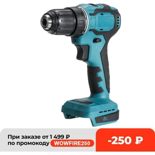 18V 90N.m Cordless Brushless Electric Drill Rechargable DIY Power Tool Hammer Drill Screwdriver Wrench For Makita Battery
