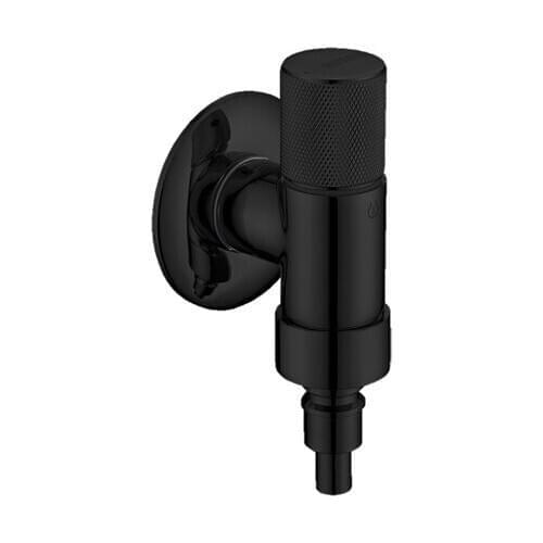 Hot Sale Washing Machine Faucet Brass Material Matt Black 1/2" Quick Open Bibcock Tap