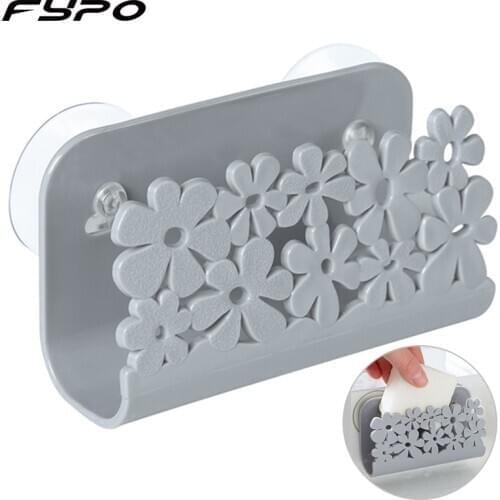Kitchen Sink Storage Rack With Suction Sponge Holder Rack Dish Brush Holder Rack Soap Storage