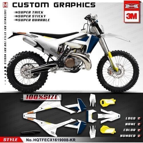 KUNGFU GRAPHICS Heat Resistant Sticker Vinyl Decal Set for TE FE TX FX FS TC FC 125 150 250 300 350 450 501 2016 2017 2018 2019