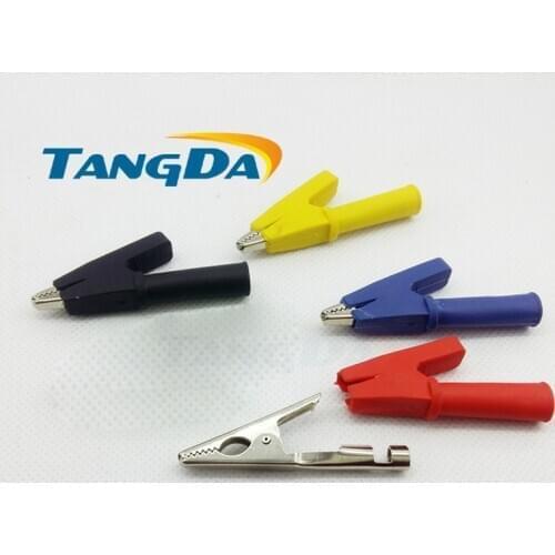Material: pure copper Cu Alligator Clips Battery clamp cable clip with 4mm jack socket test clip