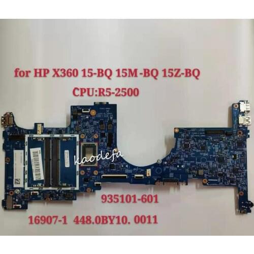 16907-1 448.0BY10.0011 for HP ENVY X360 15-BQ 15Z-BQ 15M-BQ Laptop Motherboard Mainboard 935101-601 CPU:R5-2500 DDR4 445.0BY01.A