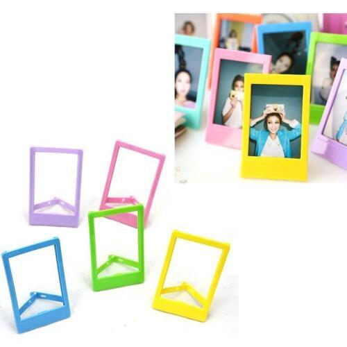 DIY Mini Platic Photo Frame For Pictures Photo Frame - Fit Instax Mini Film for storing precious photos-fit Photo approx 3.9 in