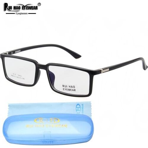 Rectangle Eyeglasses Frame TR90 Glasses Men Women Rui Hao Eyewear Brand Unisex Optical Spectacles Frame 6319
