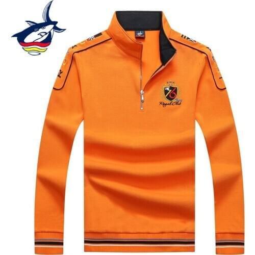 Tace & Shark Mens Pullover High Quality brand Sweater for men fashion European Style letter Embroidery Autumn/Winter Sweaters