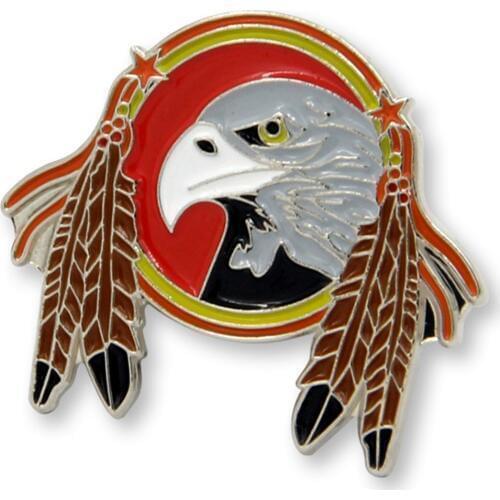 New style custom eagle logo military badge lapel pin
