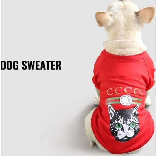 Pet Clothes Pug Fashion Sweatshirt Casual Large Medium Small Dogs Clothing Suit For Cat French Bulldog Corgi Dachshund Dachshund