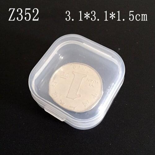 50pcs Plastic transparent X-small box Product packaging Sample box PP Storage Collections Container Box Case