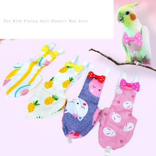 Pet Bird Clothes Diapers Feces Pocket Diapers Flying Suit Pigeon Parrot Diapers