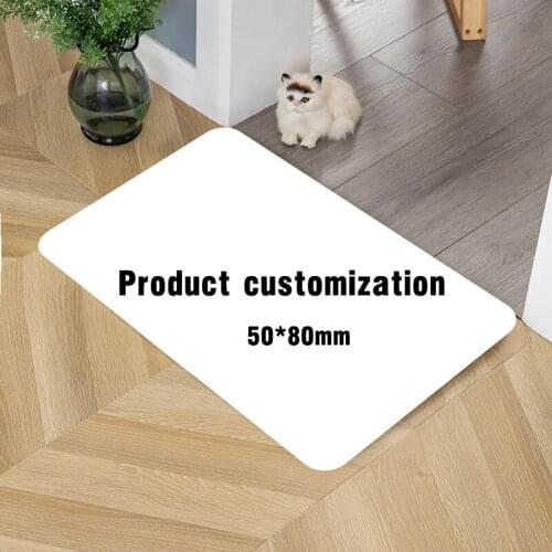 Custom Printed Door Mat Kitchen Carpet LivingRoom Corridor Bathroom Entrance Floor Mat Household Cushion 40 * 60cm