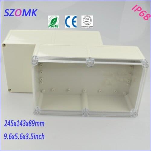Brand box junction box (4 pcs)245*143*89mm project case electronics enclosure box electronics project box instrument enclosure