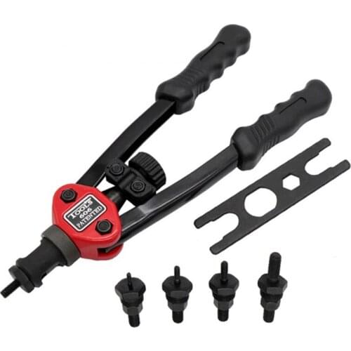 BT-606 Rivet Nut Gun Tool BT606 12in Labor-Saving Hand Insert Double Manual Rivet Machine M3/M4/M5/M6/M8 Nuts Simple Operation