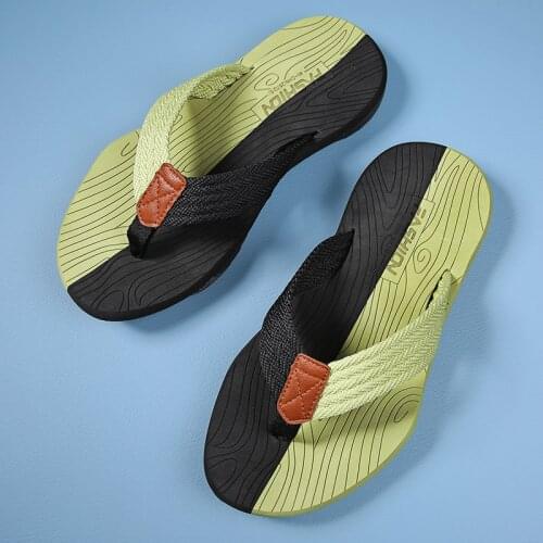 Men Flip Flops Summer Breathable Sandals Shoes for Men Non-slip Rubber Soles Slippers Fashion Outdoor Casual Shoes Big Size 45