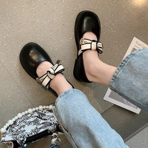 Mary Jane Shoes High Heels Platform Leather Shoes Japanese Style Ankle Strap Round Toe Cute Lolita JK Girls Women Student Shoes