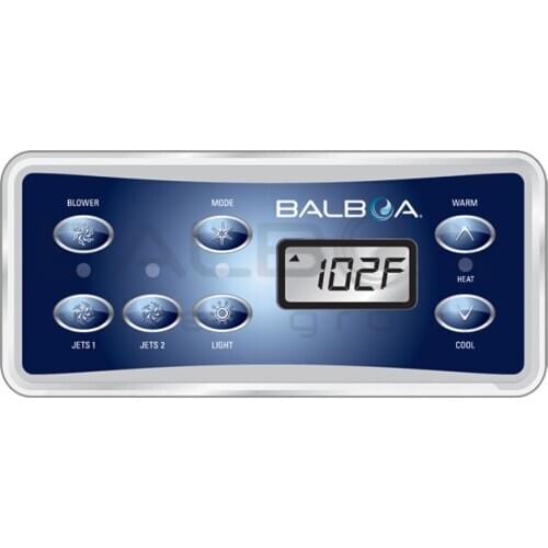 Balboa VL701D topside keypad Overlay, 8 button display panel work with GS510sz, fit old version