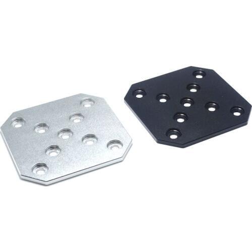 1 PCS Wholesale X shape 9 hole joining plate for v slot aluminum profile