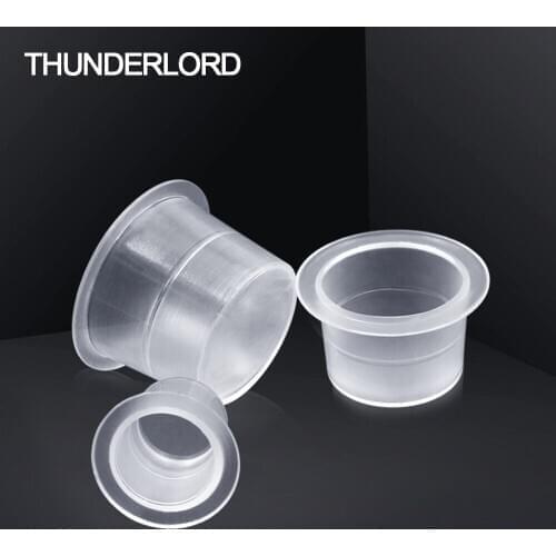 300 pieces Plastic disposable Microblading Tattoo & Permanent Makeup Pigment Ink Caps Cups Large Medium Small Size