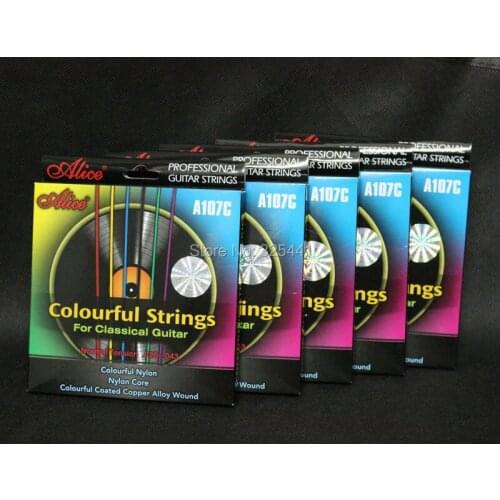 5 Sests A107C Colorful Classical Guitar Strings