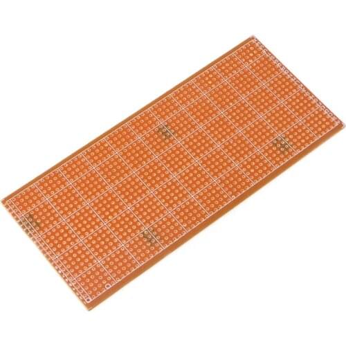 5 Pcs 6.5x14.5cm Stripboard Veroboard Uncut PCB Platine Single Side Circuit Board