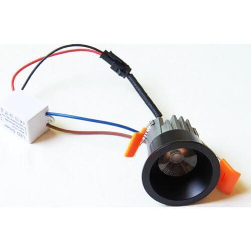 Free shipping 5W Dimmable Foyer living sitting recessed micro miniature spot down light small LED downlight