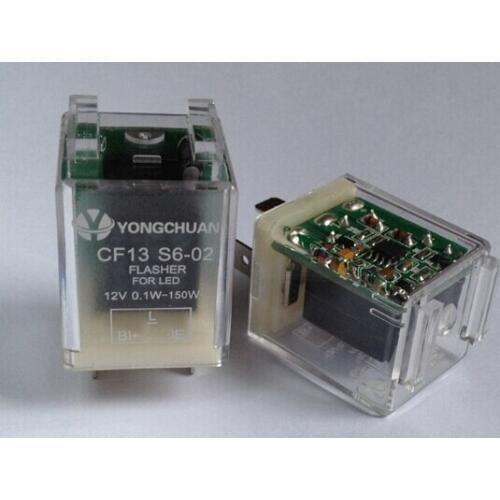 CF13 S6-02 12V Anti foot type Automotive LED flasher Turn signal control relay Flasher for LED