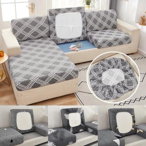 Spandex Sofa Seat Cushion Covers for Living Room Pillow Cushion Cover Corner Slipcovers Chaise Longue Couch Funiture Protector