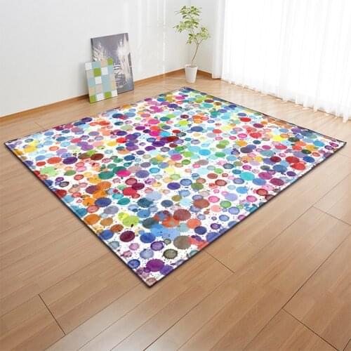 Home Living Room Sofa Carpet Decoration Bedroom Floor Childrens Bedside Tatami Mats Hallway Balcony Doormat Color Pattern Rugs