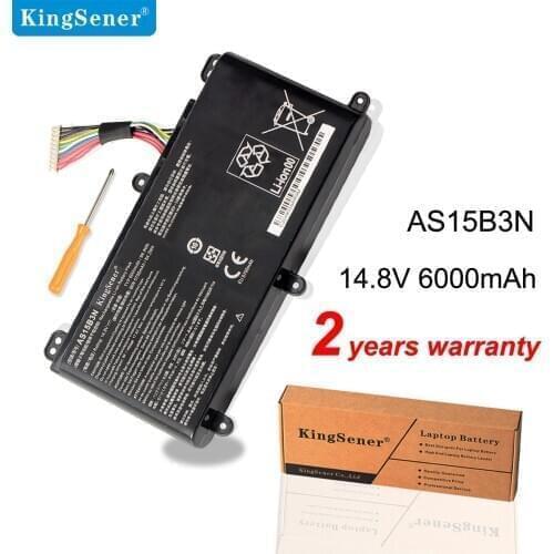KingSener 6000mAh AS15B3N Laptop Battery for Acer Predator 17 15 G9-591-713C 17 G9-792-72S6 Predator 21X GX21-71 17X GX-79 G5-79