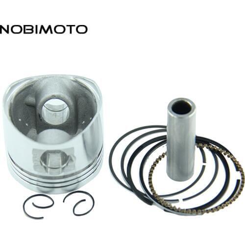 Motorcycle Piston ring Assembly Scoote Engine accessory 57.4mm Piston Assembly Kit for GY6 150cc ATV Go Kart Moped ScooterHH-129