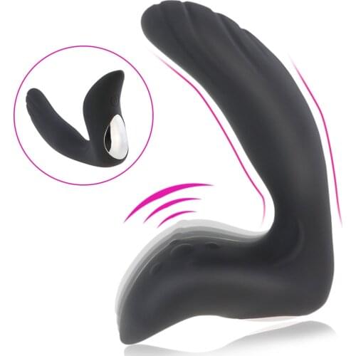 Massager Vibrating Prostate Anal Plug Dildo Powerful Motors 10 Stimulation Patterns Butt Plug Silicone Sex Toys for Men Women