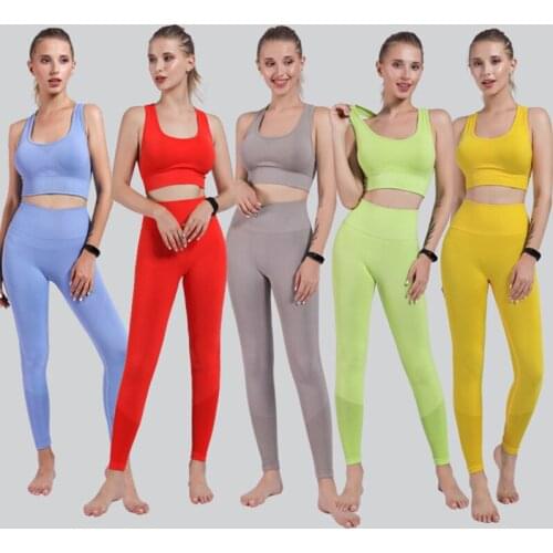 2021 New Fashion Yoga Suit Seamless Sports Peach Hip Lifting Fitness Pants Hip Lifting PANTS LEGGINGS Yoga Suit