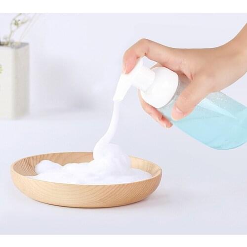 150/100/60/30ml Clear Foaming Bottle Squeezed Dispenser Pump Soap Bottle Jar Travel Refillable Bottle Shower Gel Container