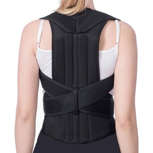 Adjustable Breathable Shoulder Posture Corrector Lower Back Support Waist Lumbar Brace Support Corset for Men Women Health Care