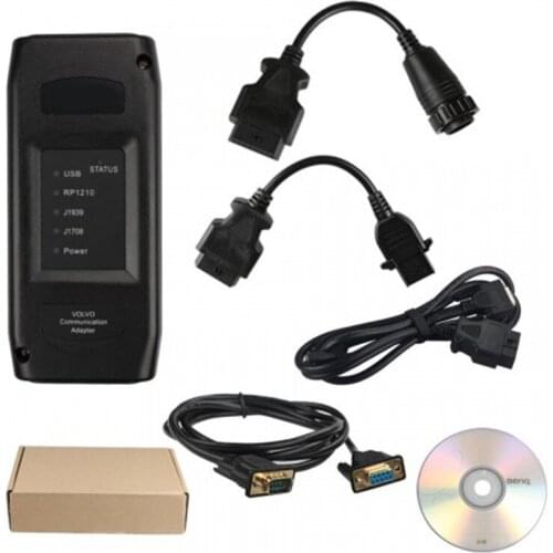 Heavy Duty OBD2 Truck Scanner Fit For V0lV0 V-CA-DS Pro 2.40 Truck Diagnostic Tool With Multi Languages Diagnostic V-c-ads