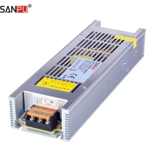SANPU SMPS 300w 12v LED Power Supply 25a Constant Voltage Switching Driver 220v 230v ac/dc Lighting Transformer Fan Less 240w