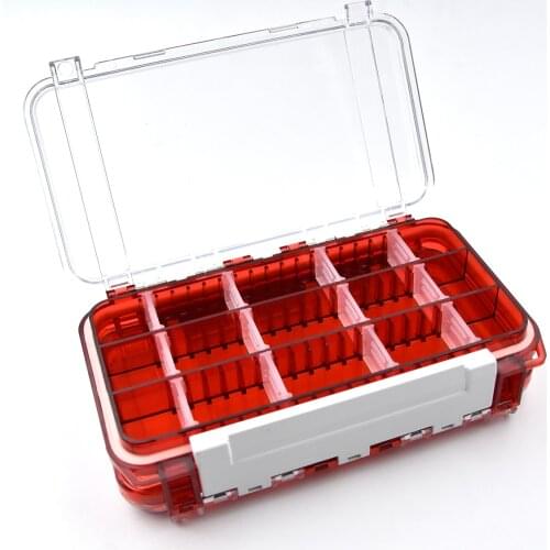 Waterproof Fishing Tackle Box Double-Sided Bait Lure Box Fish Hook Hook Up Storage Box Carp Fly Fishing Accessories Fishing Box