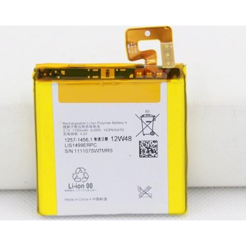 2pcs/lot 1780mAh LIS1499ERPC Battery For Sony Ericsson Xperia LT30 LT30I LT30P LT30H LT30 Mobile Lithium battery
