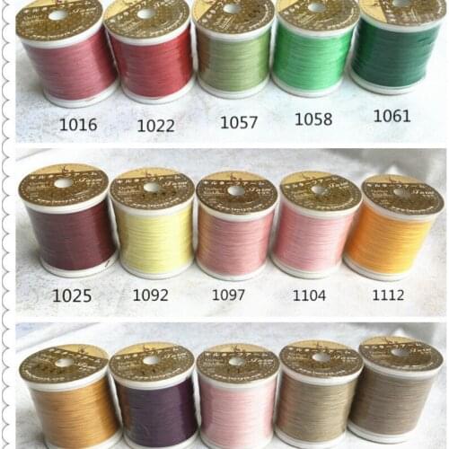 1200 Yards/6 Pcs/lot Most Free Shipping Pure Cotton Pressing Thread Line for Art Diy Hand Machine Seam Wholesale