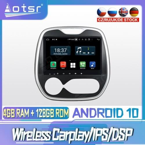 Android 10 PX6 128G For RENAULT Capture AT 2016 2019 DVD GPS Navigation Auto Radio Stereo Video Multimedia Player HeadUnit 2din