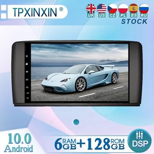 For Mercedes Benz R W251 2006-2014 9" Android10 Radio Player Car GPS Navigation Head Unit Car Radio with Screen WIFI DSP CARPLAY