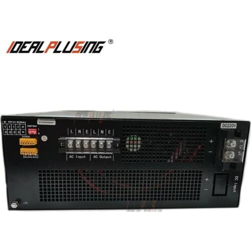 Factory customized LCD display 19-inch rack 3200w 4kva pure sine wave inverter 24vdc to 110vac Output voltage stability