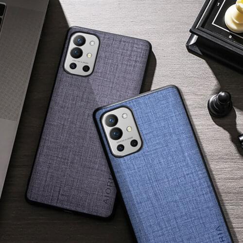 Fabric Silicone Case For OnePlus 9R Soft TPU Bumper Back Cover For oneplus 9r Case Funda