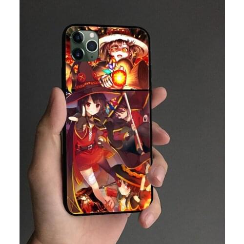 Megumin KonoSuba anime Phone case cover shell For iPhone SE 6s 7 8 Plus X XR XS 11 Pro Max Samsung S Note 10 20 Plus ultra