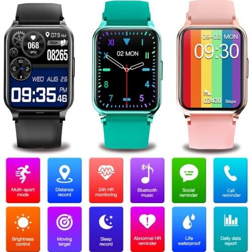 F30L Smart Watch Men 1.65Inch Music Sport Bracelet Women Heart Rate and Blood Pressure Monitoring Watch Long Standby Android IOS