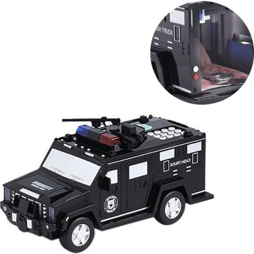 Creative Toy Car Money Box Electronic Password Piggy Bank Children Password Unlock Saving Machine Music Toy Big Saving Coin Box