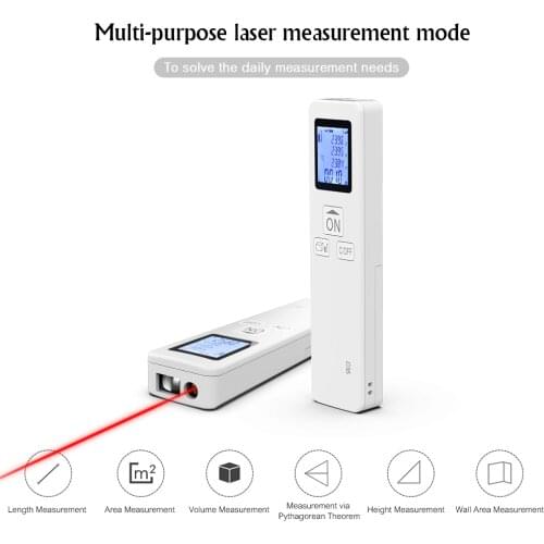 Laser Distance Meter 35 Rangefinder Laser Portable Range Finder Diastimeter Distance Area Volume Measurement Tool