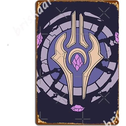 Draenei Crest Metal Signs pub Garage Painting Décor Cinema Kitchen Vintage Tin sign Posters