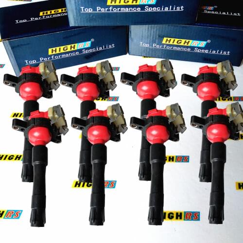 SET OF 8 PERFORMANCE IGNITION COIL COILS FIT BMW E31 E38 E39 E53 V8 M62 540i 740i 840ci X5 Z8 M5 4.4L 4.6L 5.0L 1748017 1788276