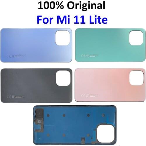10Pcs/Lot, Battery Back Cover Glass Rear Door Replacement Housing STICKER Adhesive For Xiaomi Mi 11 Lite 5G